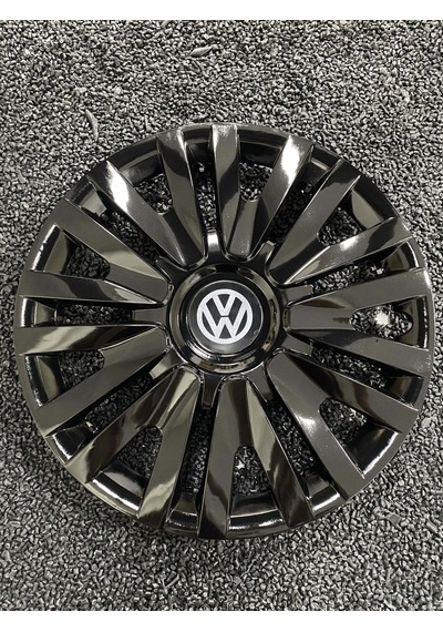 Volkswagen Beetle 15" Inç Kırılmaz Jant Kapağı Siyah 4 Adet /5911syhvolkswagen/