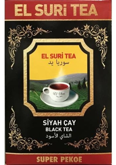 El Suri Tea Süper Pekoe Yaprak Saf Seylan Çay Net 800 Gr