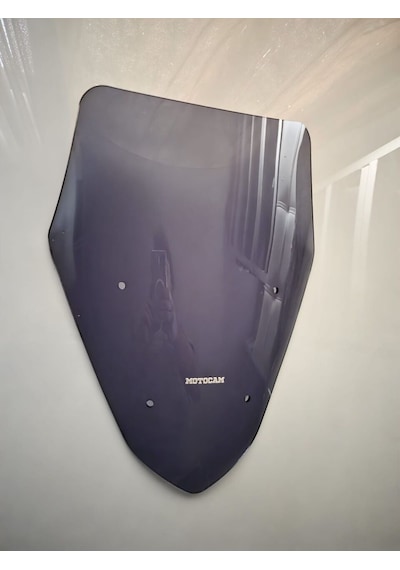 Motocam Arora Max T Ön Cam 2022-2026 Model 43cm Füme Renkli 4mm Sportif