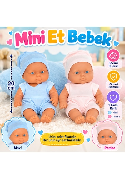 Storeşahin 6341 Mini Et Bebek Adet Fiyatıdır Shn0720 Standart
