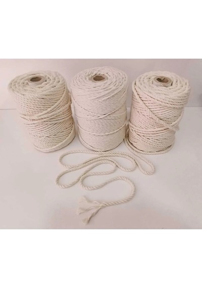 2 Kg Makrome 3 Mm 3 Büküm Hobi Ve Dekoratif Makrome İpi 480 Metre