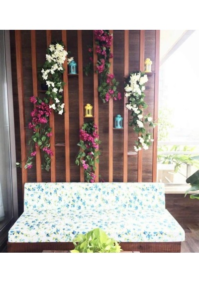 Yapay Çiçek Fuşya Begonvil Çiçeği 8dallı 70cm Sarkan Çiçek