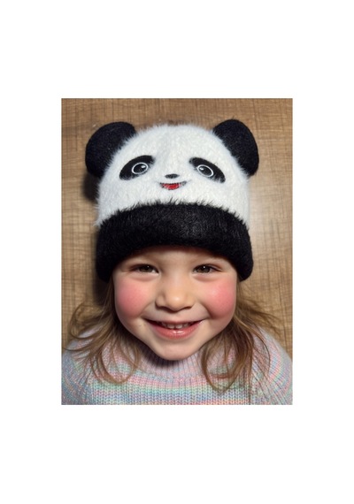 Mollycrush Sevimli Panda Figürlü Çocuk Beresi - Kulaklı Peluş Tasarım Uniseks Kışlık Şapka Siyah Mollycrush Sevimli Panda Figürlü Çocuk Beresi - Kulaklı Peluş Tasarım Uniseks Kışlık Şapka Siyah