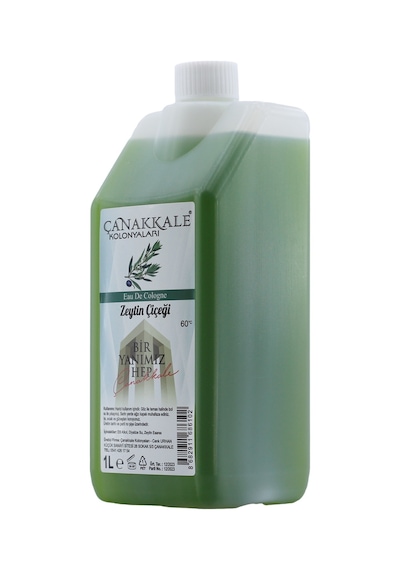 Çanakkale Kolonyaları Zeytin Çiçeği Kolonyası Korumalı Kapak - Yeni Model 2 x 1 L