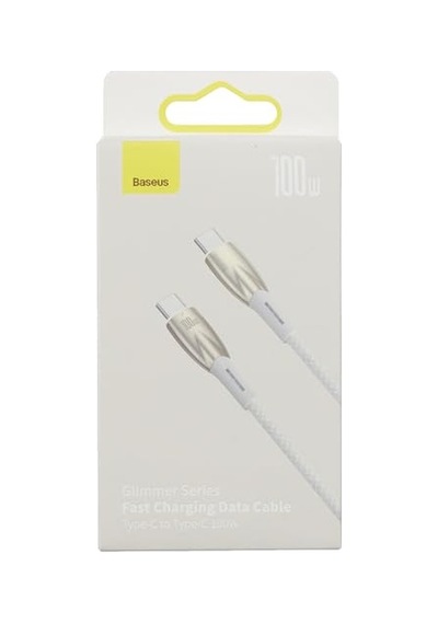 Glimmer Series 100w 100 Cm Pd Type-c Şarj Kablosu Beyaz Diğer