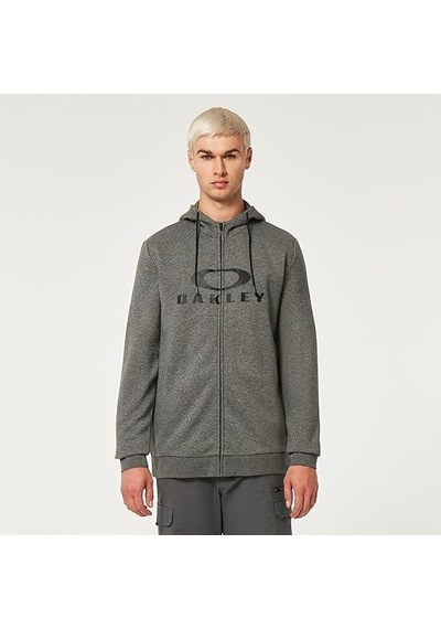 Oakley Bark Fz Hoodie 2.0 Erkek Sweatshirt-foa402598 Gri