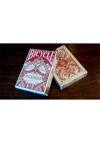 Bicycle Agenda Red Oyun Kağıdı Premium Koleksiyonluk İskambil Kartları Destesi