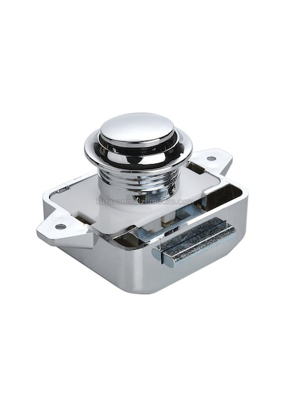 Shuıvan Basçek Dolap Kilidi Yuvarlak 26mm - Parlak-326