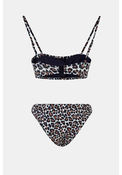 Amarelle Capetown Leopar Desenli Çıkarılabilir Pedli Bikini Takım Leopar