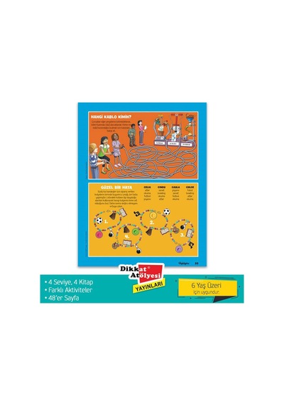 Highlights Puzzlemania Favori Puzzle 4'lü Set Dikkat Atölyesi
