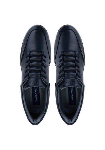 Tamer Tanca Erkek Hakiki Deri Lacivert Sneakers & Spor Ayakkabı 530 1275 Erk Ayk Sk25-26 Lacıvert Siyah