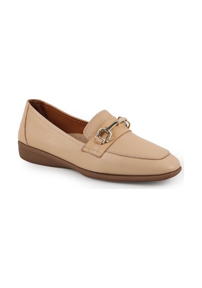 Libero Kadın Loafer Günlük Hakiki Deri U-burun Dikişli Metal Aksesuarlı Esnek Termo Taban L031.26142202 Nohut Libero Kadın Loafer Günlük Hakiki Deri U-burun Dikişli Metal Aksesuarlı Esnek Termo Taban L031.26142202 Nohut
