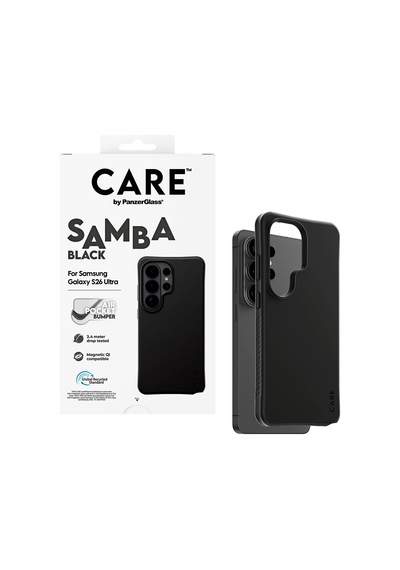 Care By Panzerglass Samba Qi Samsung Uyumlu Galaxy S26 Ultra Siyah Kılıf
