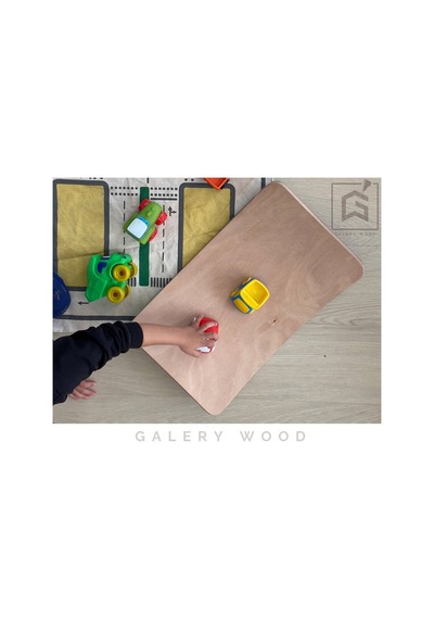 Galerywood 0-3 Yaş Denge Denge Tahtası, Montessori Balance Board, Doğal Ahşap Çocuk Oyuncak, Spor Ekipmanı, M Ahşap