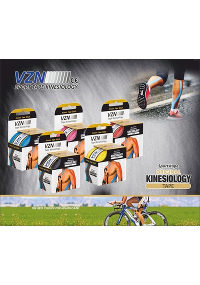 Vzn Kinesio Sport Tape Sporcu  Bandı Pembe 5Cm X 5M