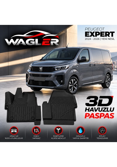 Wagler Peugeot Expert Havuzlu Paspas 2016 Ve Sonrası