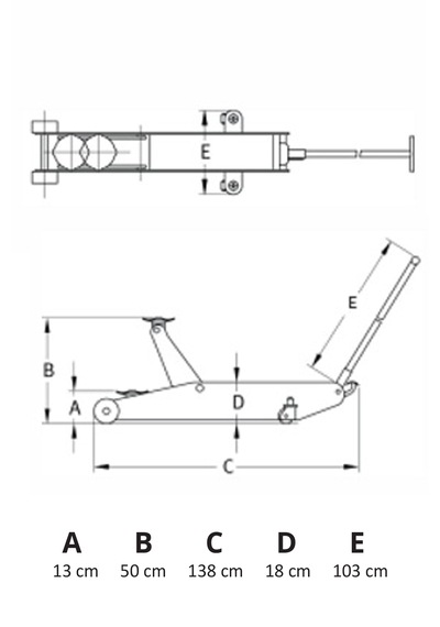 3 Ton Uzun Şase Kriko Gpt114
