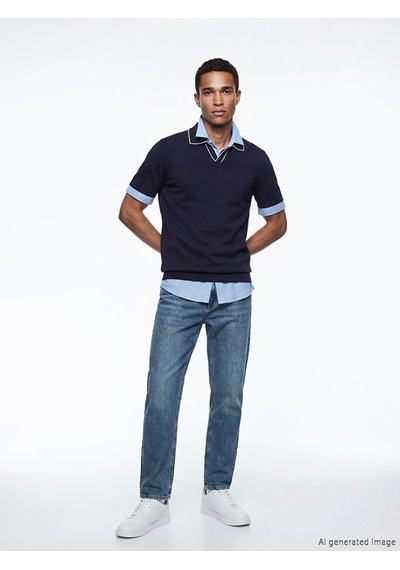 Lcw Jeans İndigo 720 Dad Fit Erkek Jean Pantolon