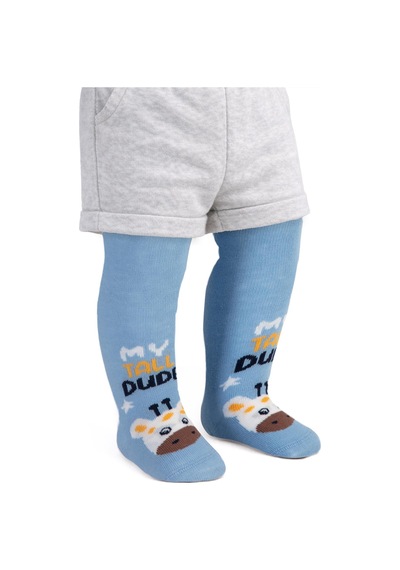Civil Baby Dude 6- Bebek Erkek Külotlu Çorap - Mavi