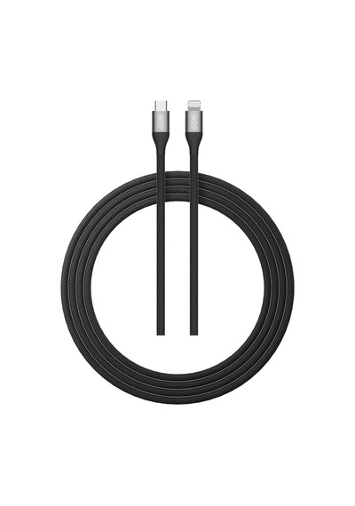 27w Type-c To Lightning Şarj Kablosu 1.2 Metre Halat Örgü 480mbps Kırılmaz Data Kablosu Dc23,siyah Diğer