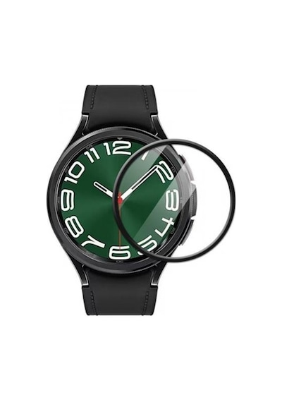 Polham Samsung Galaxy Uyumlu Watch 6 47mm Ful Kaplama Ultra Dayanıklı Akıllı Saat Koruyucu, Parmak İzi Bırakmaz