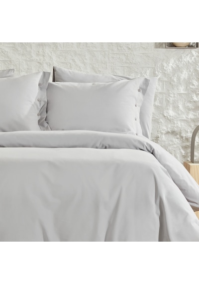 Yataş Bedding Plain Battal Boy Ranforce Nevresim Takımı - Gri
