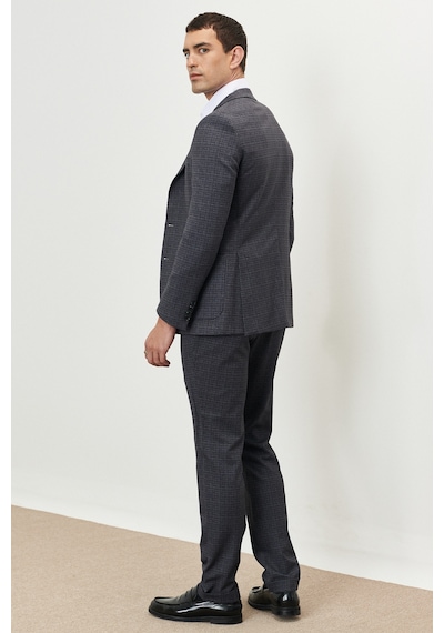 AC&Co / Altınyıldız Classics Erkek Antrasıt Ekstra Slim Fit Dar Kesim Mono Yaka Desenli Takım Elbise - Antrasıt Antrasit AC&Co / Altınyıldız Classics Erkek Antrasıt Ekstra Slim Fit Dar Kesim Mono Yaka Desenli Takım Elbise - Antrasıt Antrasit