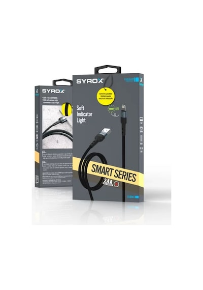 Syrox C135al Usb-a To Lightning 2.4a Örgü Kablo