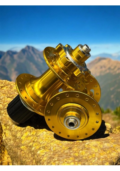 Forte Gt Xbyc 680 Bisiklet Hub Sesli Ön Arka Kaset Göbek Seti 32 Delik 6 Vida Qr Mandal Gold