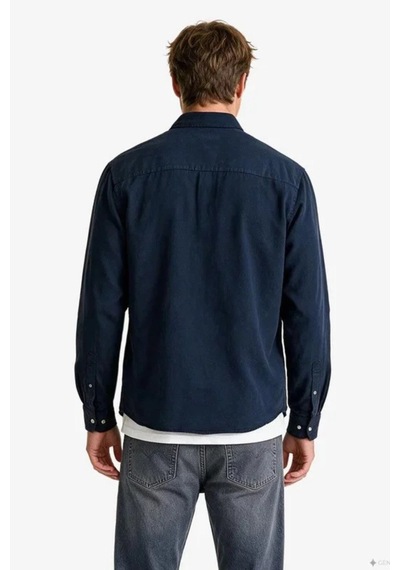 Nautica Erkek Lacivert Regular Fit Gömlek-24413