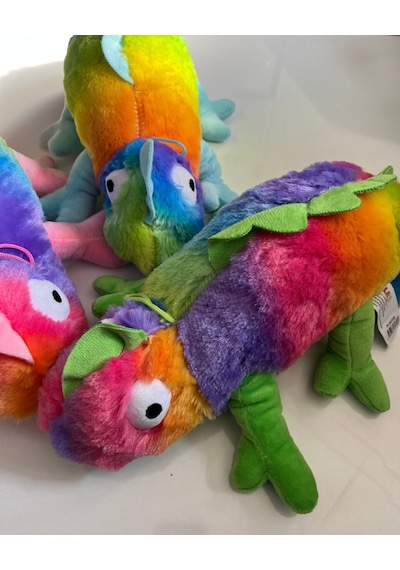 Peluş Bukalemun 40 Cm Çok Renkli