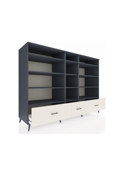 Kronos Dolap 12 Raflı 3 Çekmeceli 220x59x163 Antrasit-antrasit/a Antrasit-antrasit/aytaşı Kronos Dolap 12 Raflı 3 Çekmeceli 220x59x163 Antrasit-antrasit/a Antrasit-antrasit/aytaşı
