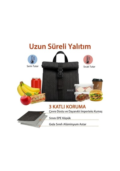 Termal Beslenme Çantası Siyah Diğer