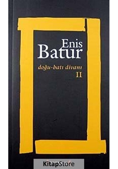 Doğu - Batı Divanı 2 - Enis Batur - Kırmızı Yayınları