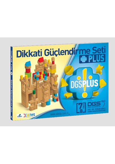 Adeda Yayınları 7 Yaş Plus Dikkat Güçlendirme Seti A-B-C