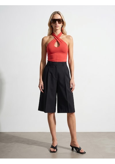 DİLVİN 21267 Halter Top-kırmızı