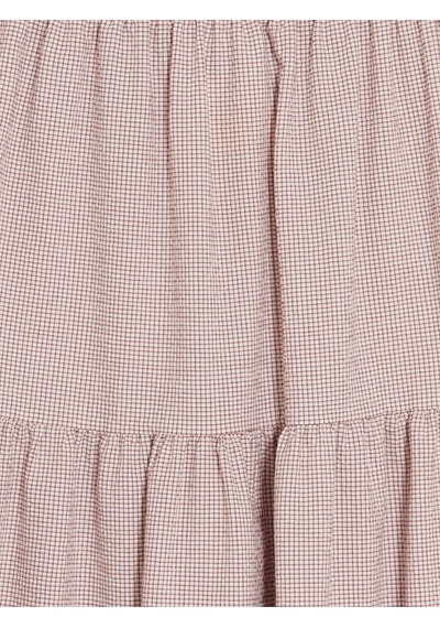 Lcwaıkıkı Classic Pembe Beli Lastikli Ekose Katkat Etek