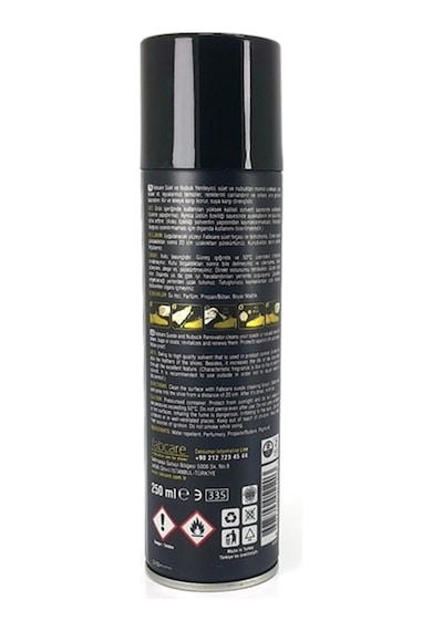 Fabcare Süet ve Nubuk Koruyucu Sprey 250 ML - Siyah