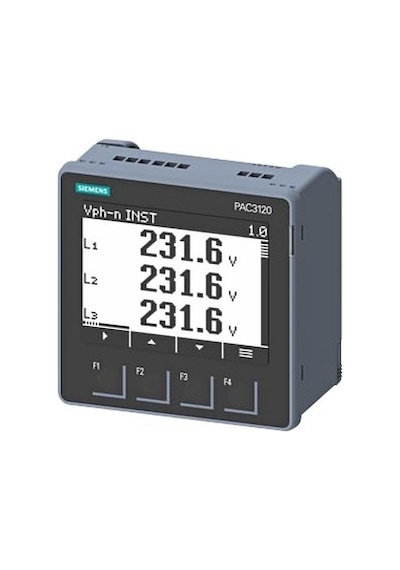 7km3120-1ba01-1ea0 Enerji Analizörü Pac3120 Lcd 96x96 Mm