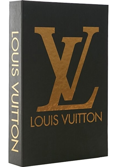 Lv Siyah Gold Dekoratif Kitap Kutu