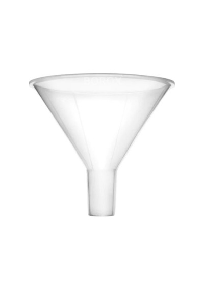 Borox Plastik Toz Laboratuvar Hunisi 80 MM