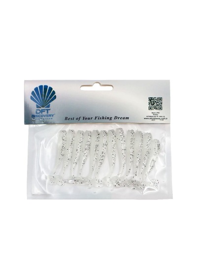 Dft Sasi 6,5cm 1.6g İğnesiz R:01 Şeffaf Beyaz 1/12 -