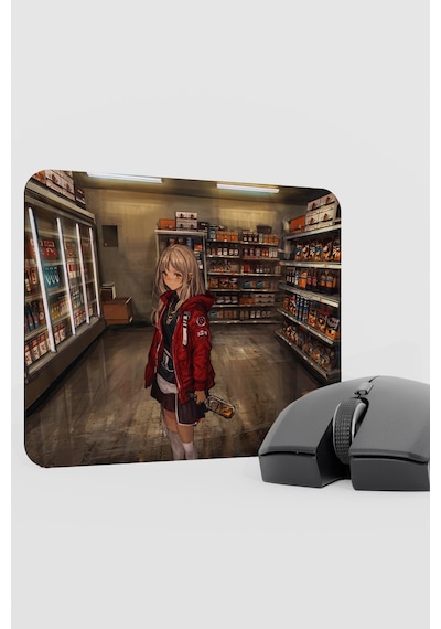 Kadın V3 22x18 Gaming Kauçuk Kaymaz Taban Mouse Pad Fare Altlığı