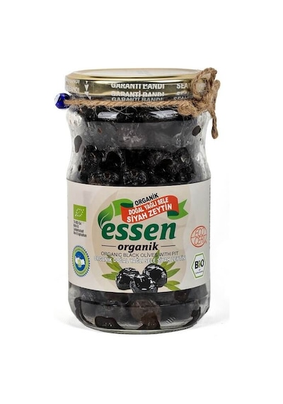 Essen Organik Yağlı Sele 261-290 KB Siyah Zeytin Cam 660 ML