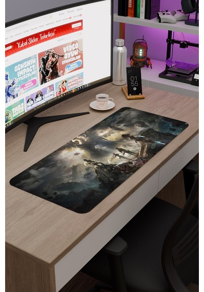 Expedition 33 Kaymaz Dikişli Kauçuk Oyuncu Mousepad V1 - 70x30 Xl Gaming Mouse Pad Fare Altlığı