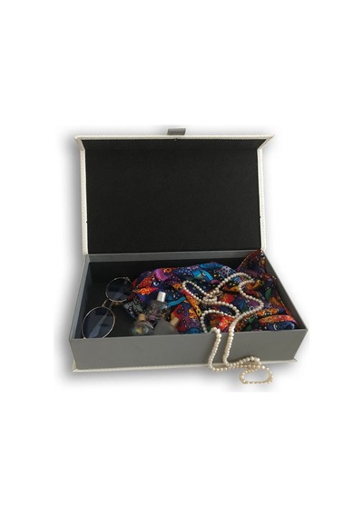 Deri Kaplamalı Mıknatıslı Bebek Organizer Ekru - 14,6 X 29,5 X 28,1 Çok Renkli