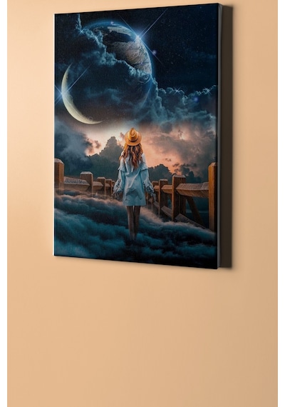 Webstyle Sayılarla Boyama Seti Kasnaklı Gökyüzü Seyri 50 X 65 Cm