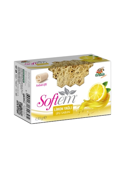 Softem Limon Yağlı Kabak Lifli Sabun 130 G