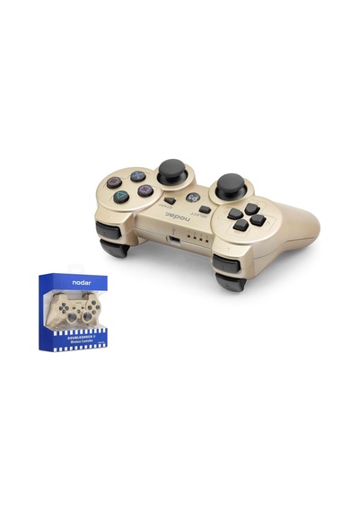 Ps3 Kablosuz Gamepad Nodar Nd600 - Altın