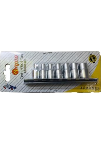 Rico Rc1407 1/4" İç Torx E Lokma Seti 7 Parça